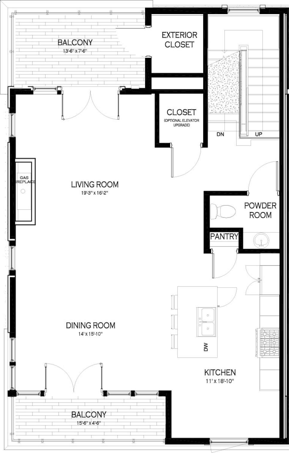 Type A - Second Floor Plan